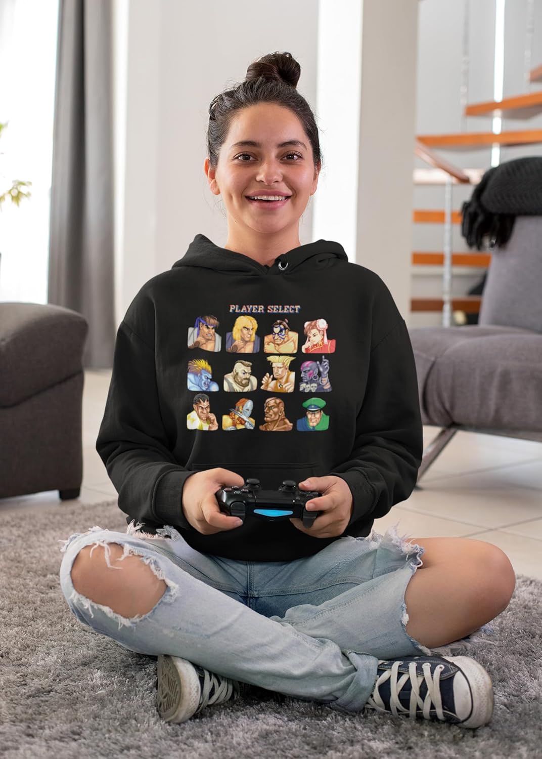 Absurd Ink Street Fighter 2 Player Select - Hoodie