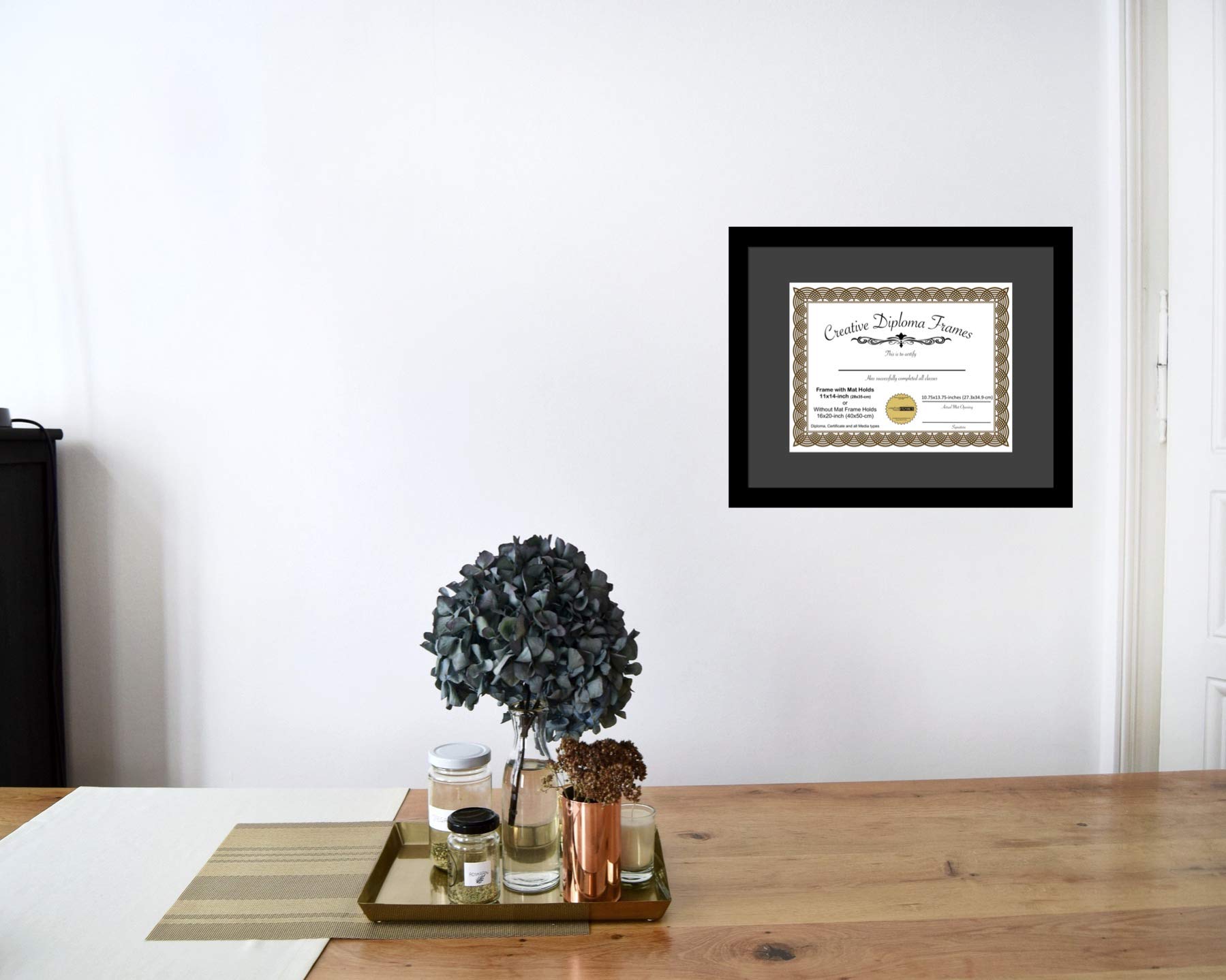 Amazon.co.jp: Creative Picture Frames 16x20 クラシックブラック卒業