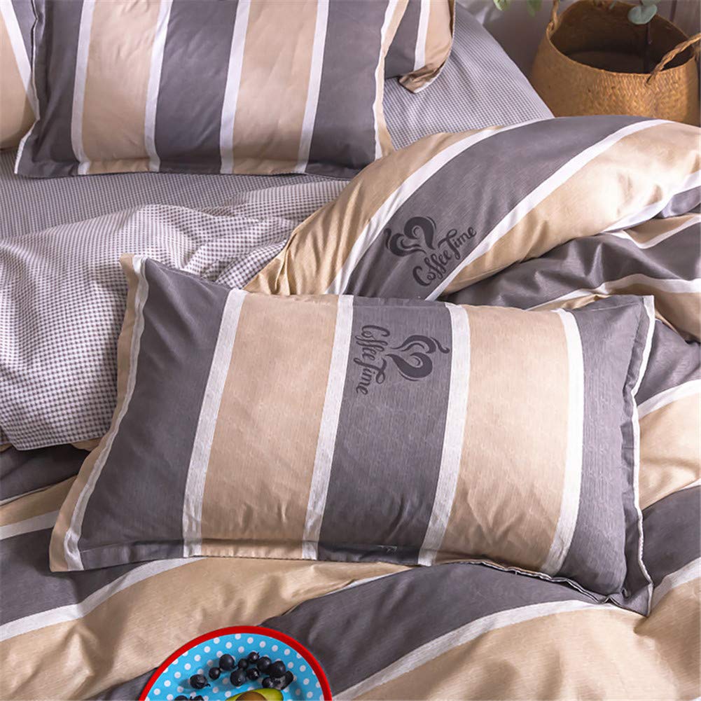 Set di biancheria da letto 4 pezzi Copripiumino in cotone Set