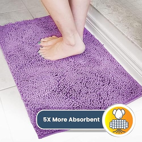 Vista 101 de Muddy Mat® - Tapete de microfibra superabsorbente para mascotas, antideslizante y lavable, de felpilla, secado rápido, para entrada