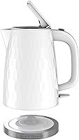 Vista 4 de BLACK+DECKER 1.7L Cordless Electric Kettle, KE1560W, Premium Texture, Water Window, Rapid Boil, Auto Shutoff, White