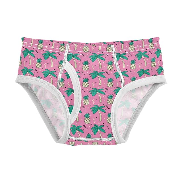 Boys Exclusive Briefs Toddler Underwear 95 Combed Cotton Boxerbriefs 2T Pineapple Palm Tree Pink