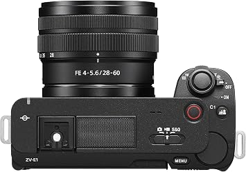 Sony ZV-E1 Full-Frame Mirrorless Camera with 28-60mm Lens Black