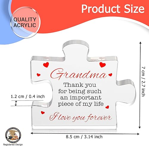 Miniatura 9 de Regalos para el día de San Valentín para él, rompecabezas de bloque acrílico grabado, regalos para él, regalo de aniversario para marido, regalos de