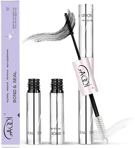 Lash Cluster Glue, 방수 본드 및 씰 속눈썹 접착제, 블랙 - 10ml