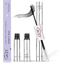 GAQQI Lash Cluster Glue, Waterproof Bond and Seal Lash Glue, Black - 10ml