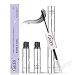 GAQQI Lash Cluster Glue, Lash Bond and Seal Waterproof, Bond & Seal Eyelash Glue for Clusters, Eyelash Adhesive Black Long-Lasting 72H, Latex-Free5ml+5ml