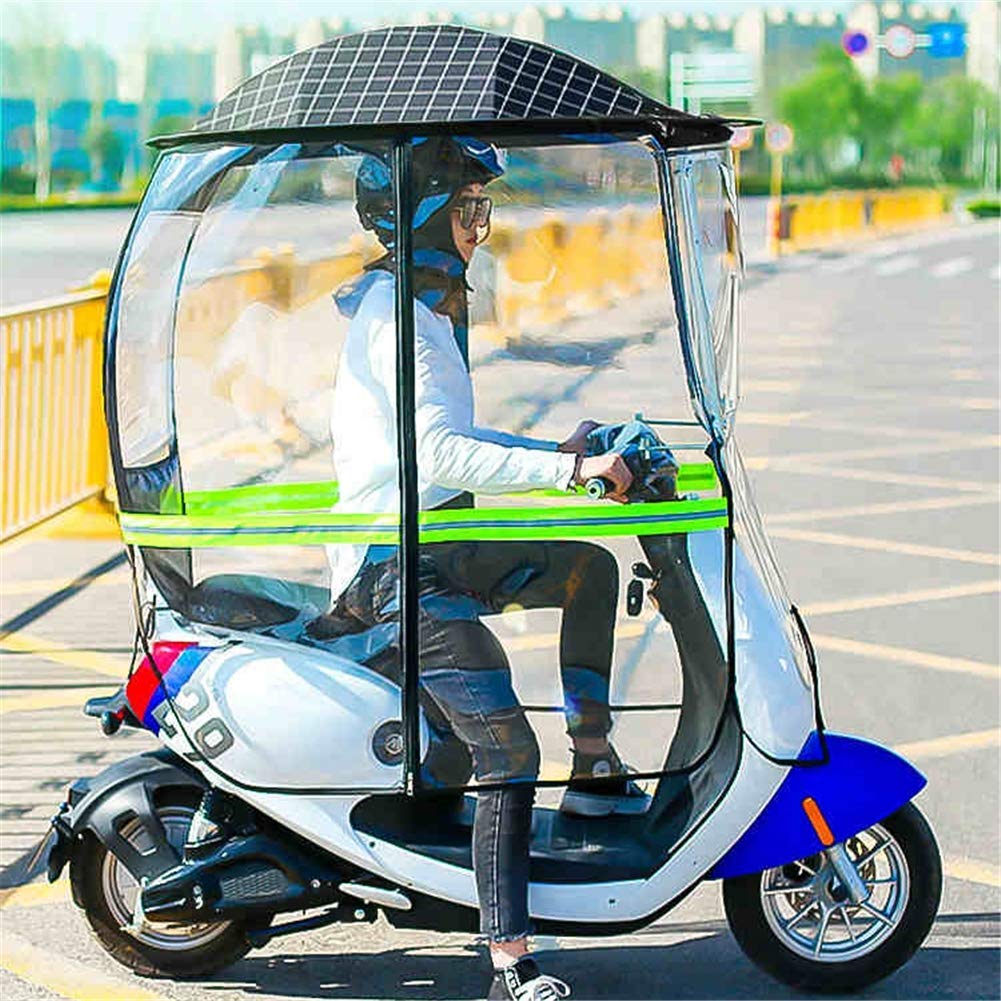 Uniwersalny pokrowiec na osłonę przeciwsłoneczną na motocykl elektryczny, pokrowiec przeciwdeszczowy motocykl, uniwersalny, składany, składany parasol samochodowy