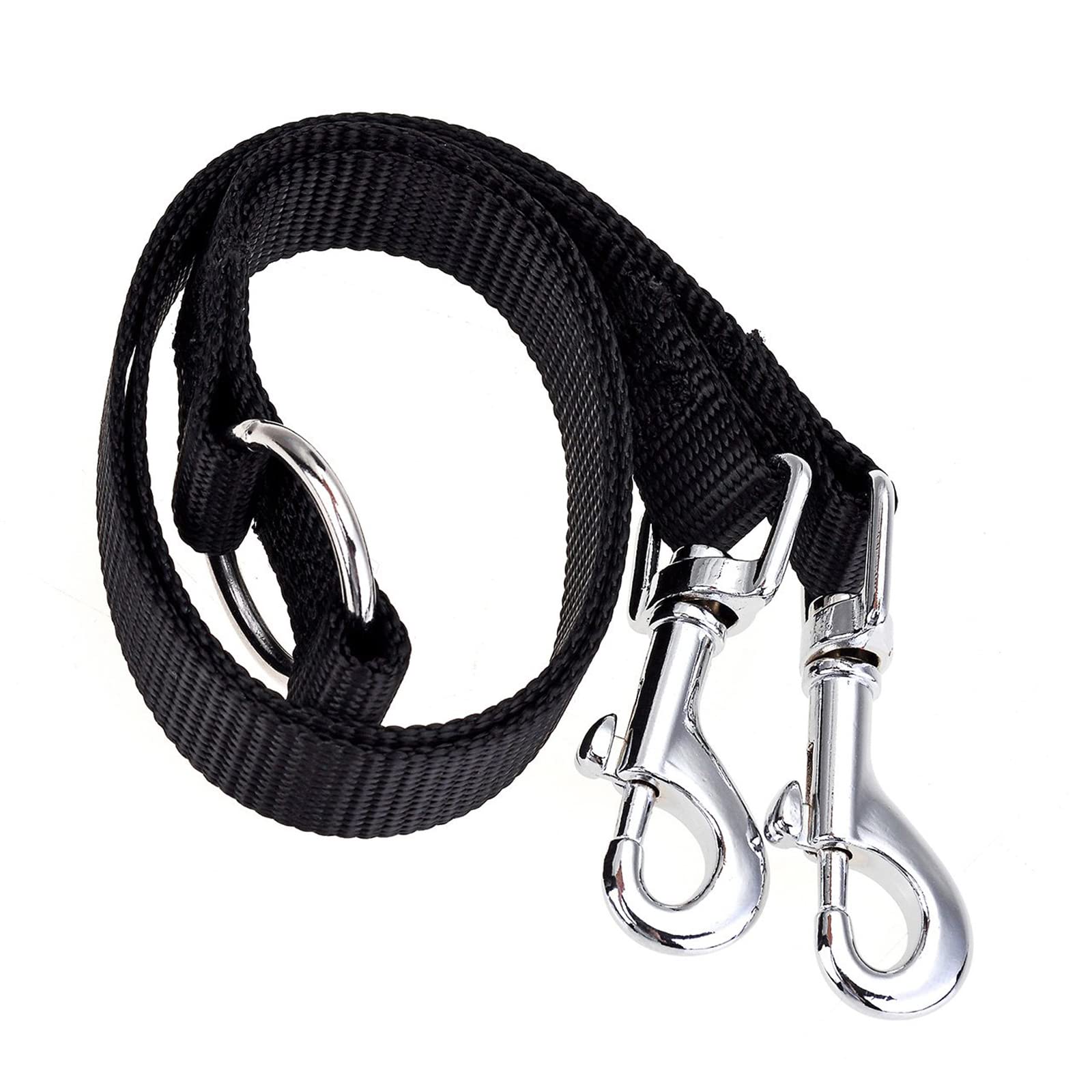 Double Laisse pour Chien, Laisse de Dressage Réglable, Séparateur de Laisses pour Deux Chiens pour Animaux de Compagnie Laisse de Chien Double, Aucun embrouillement