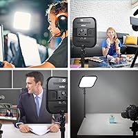 Vista 8 de Godox ES30 Key Light, 2250Lumens Desk Light for Streaming with Extendable Desk Stand, 0-100% Brightness & 2800-6500k Color Temperature APP Control