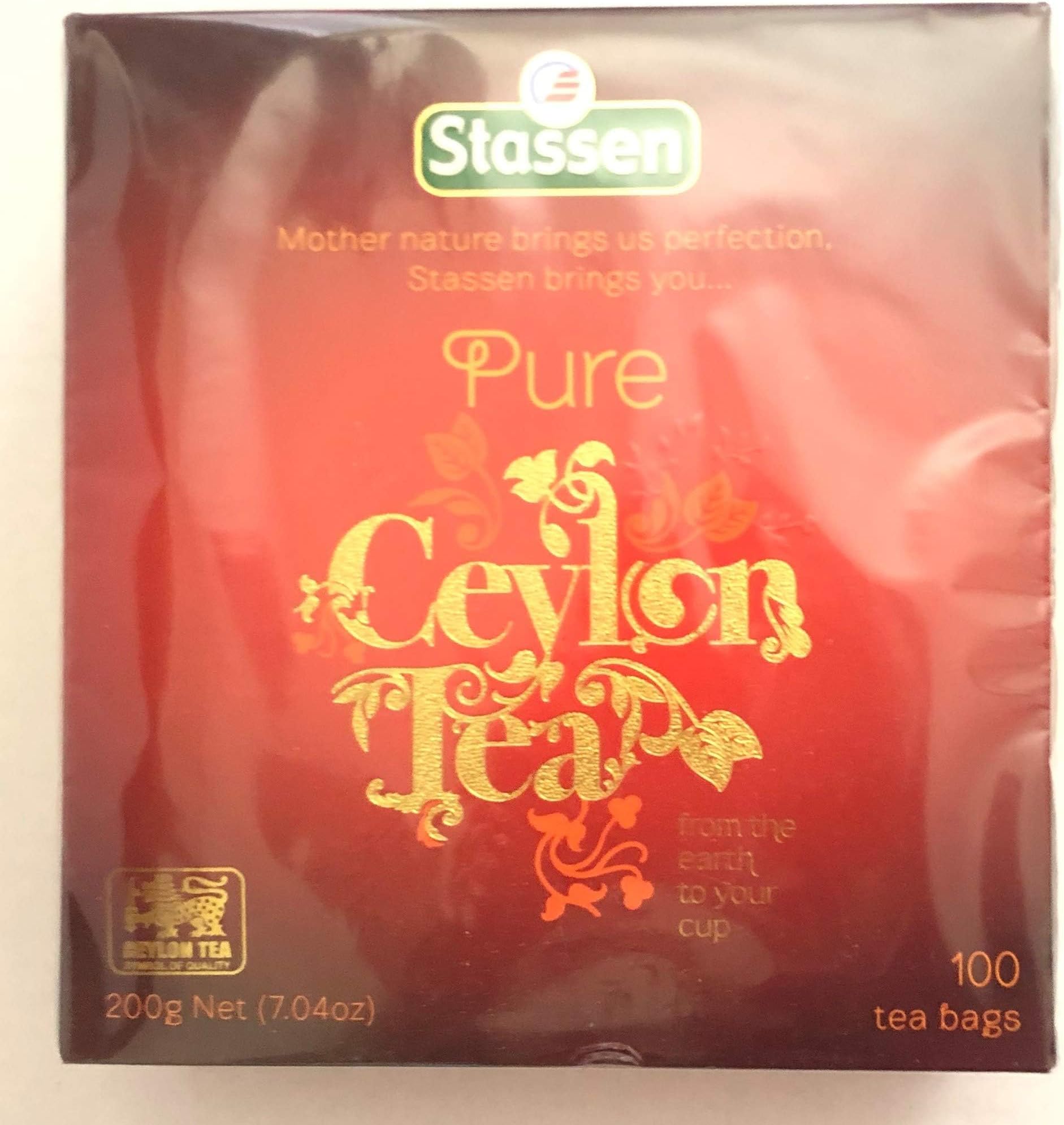 Pure Ceylon Tea (Quality No 1 /100-ct) - 7.05oz (Pack of 1)