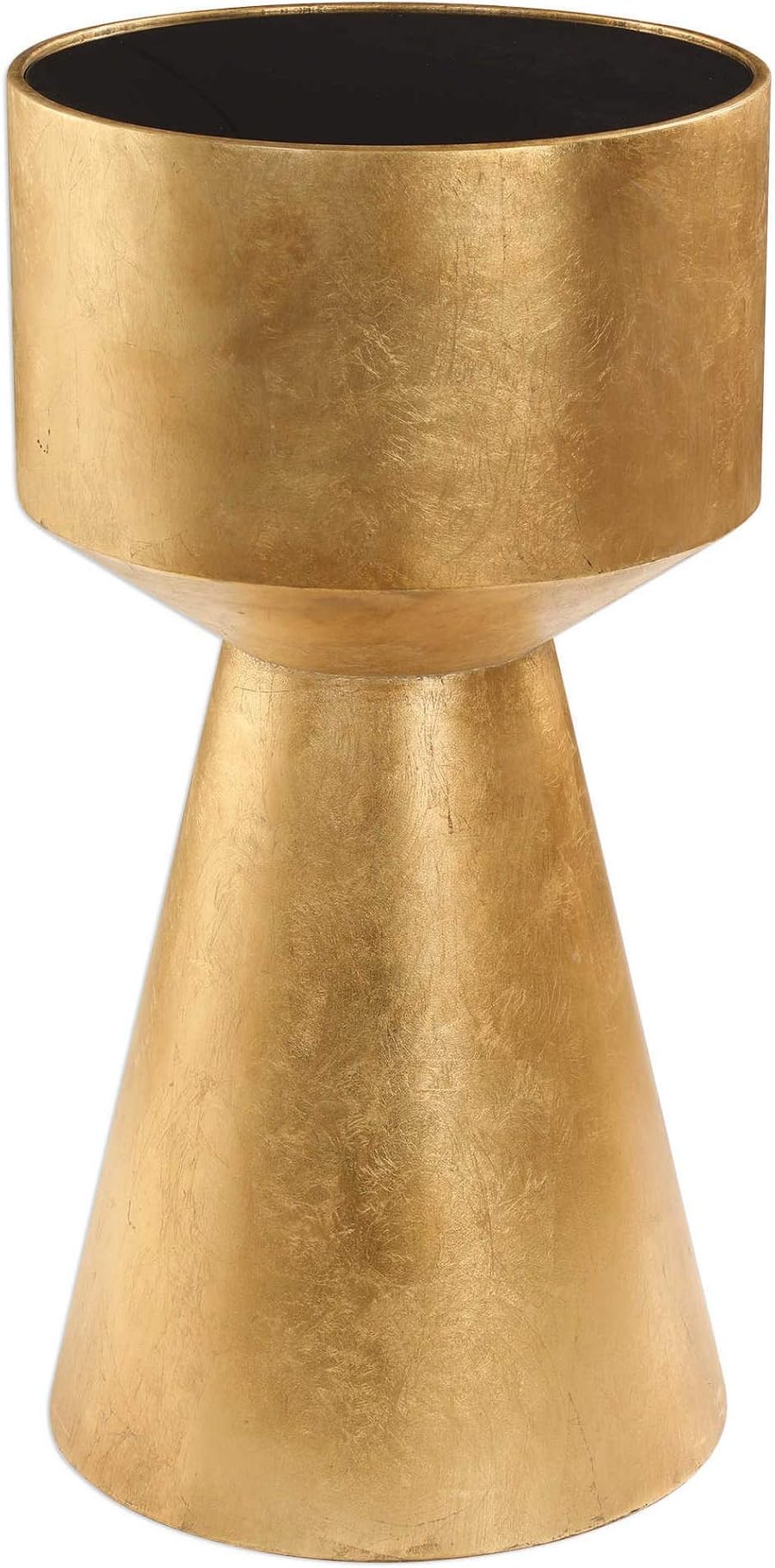 Diva At Home 26.25” Veira Gold Accent Table