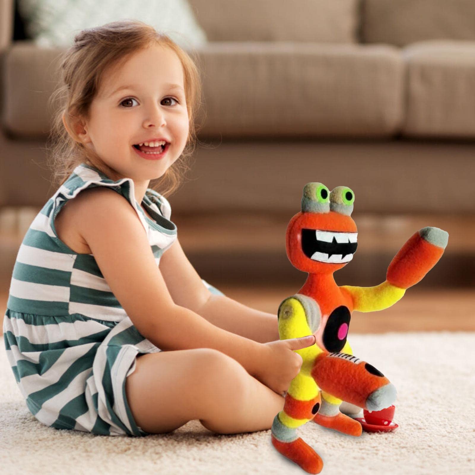 マイシンギングモンスターぬいぐるみワブボックス人形キッズ人気wubboxオレンジ Amazon.co.jp: UDaca Wubbox ぬいぐるみ、7 個のマイ・シンギング