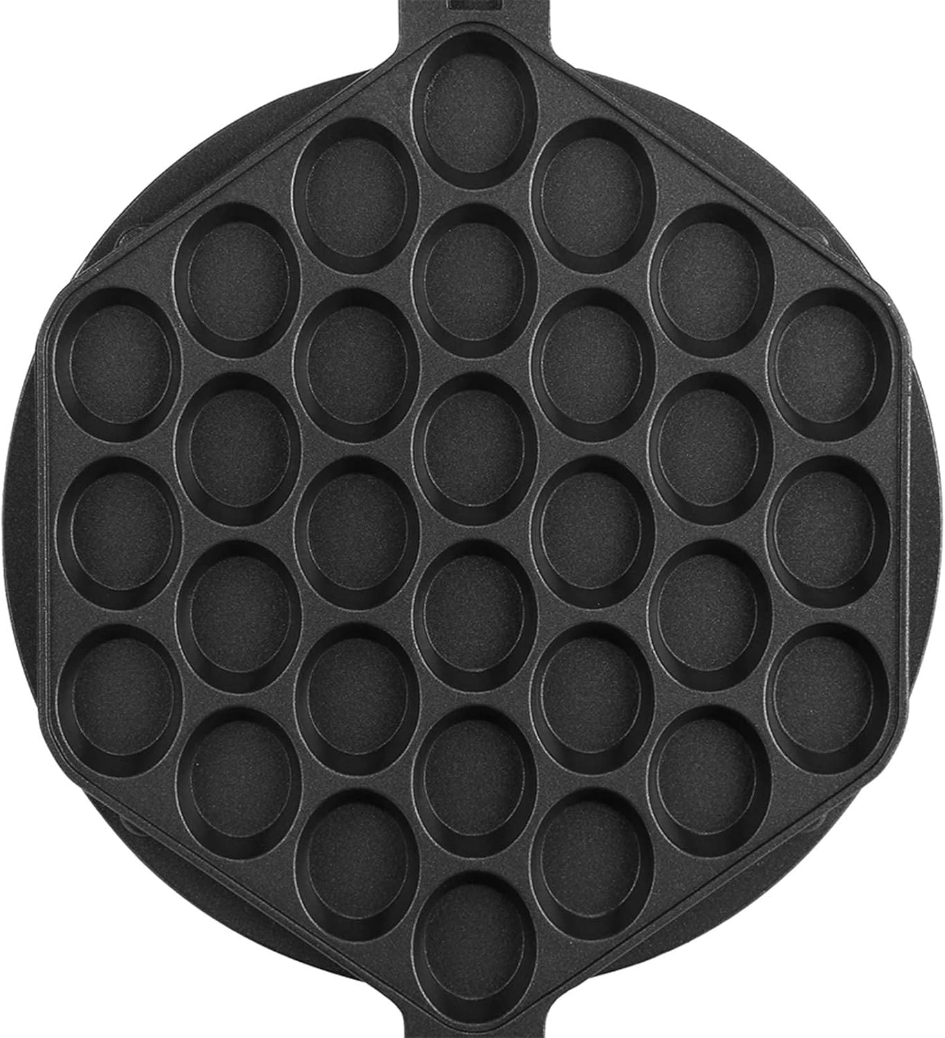 Bubble Waffle Maker Pan, Aluminum Alloy bubble waffle machine Eggettes Pan Non Stick Double Side Egg Waffle Maker for Home Commercial Use