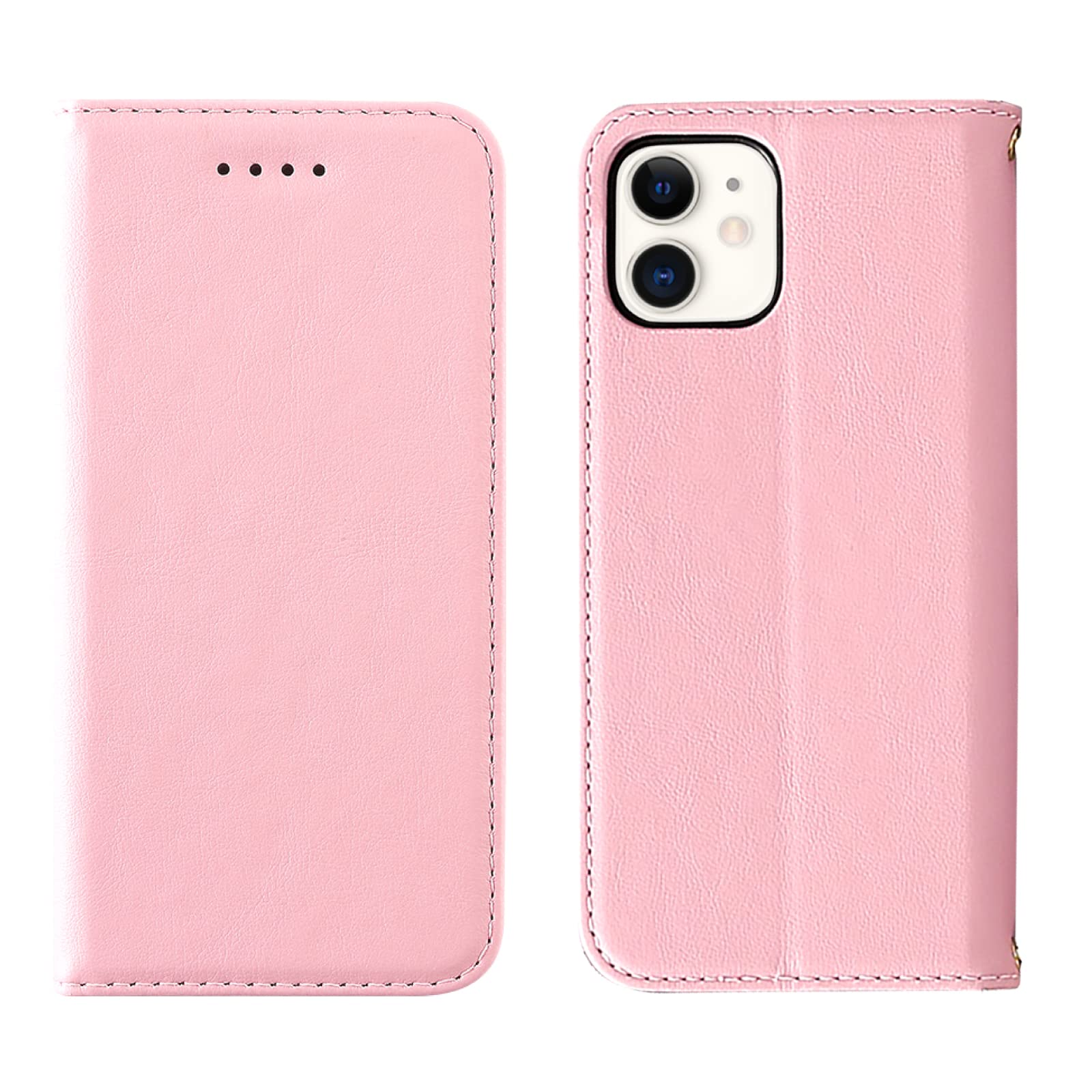 iPhone11用手帳型ケース アプリコットピンク iphone15ケース 手帳型携帯ケース アプリコットピンク PUレザー 収納の