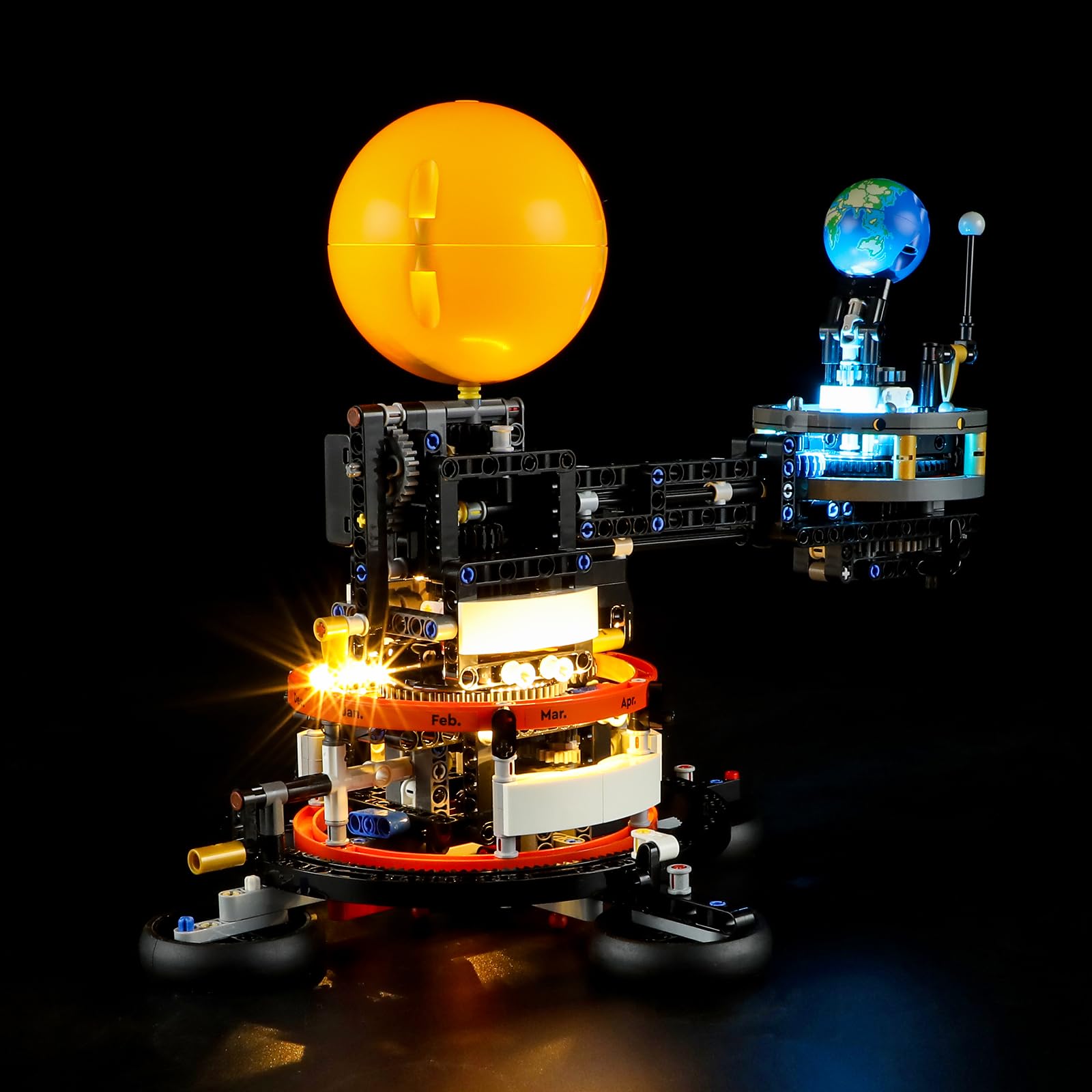 LIGHTAILING Light For 42179 Planet Earth and Moon in Orbit, Led Lighting Kit Compatible With Building Blocks Model