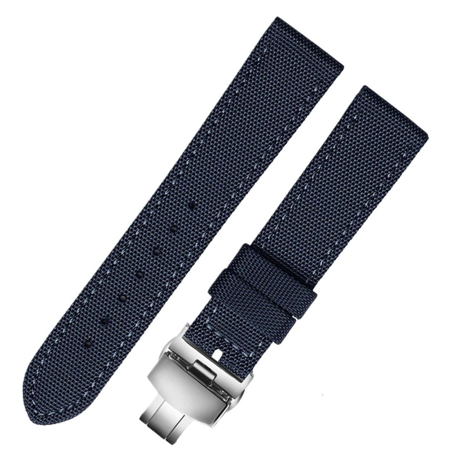 LUGEMA Bracelet De Montre En Nylon, Bracelet Toile, Sport Rembourré Et Résistant, Cuir Confortable