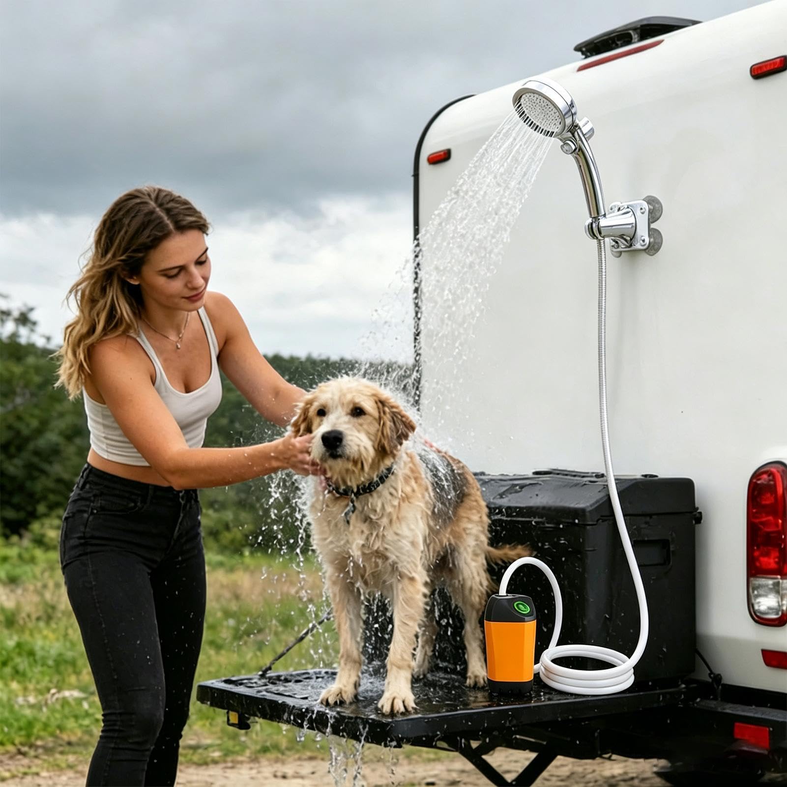 Générique Campingdusche Gadget, wiederaufladbar, wasserdicht, einfach