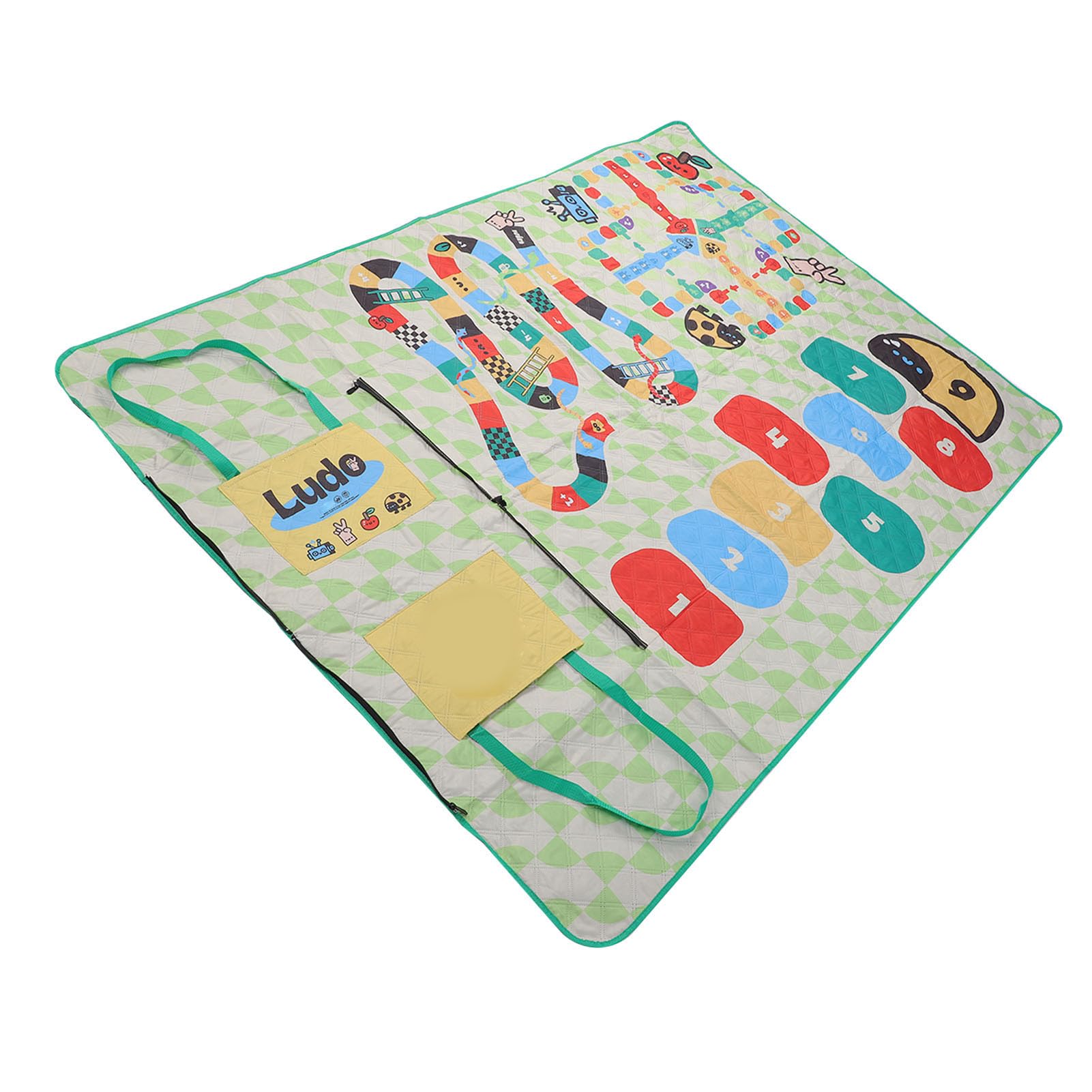 Matybobe Tappetino da Picnic, Grande e Spesso, Coperta da Gioco 3 in 1 per Esterni, per Gite Primaverili, Campeggi, Prati, Spiagge