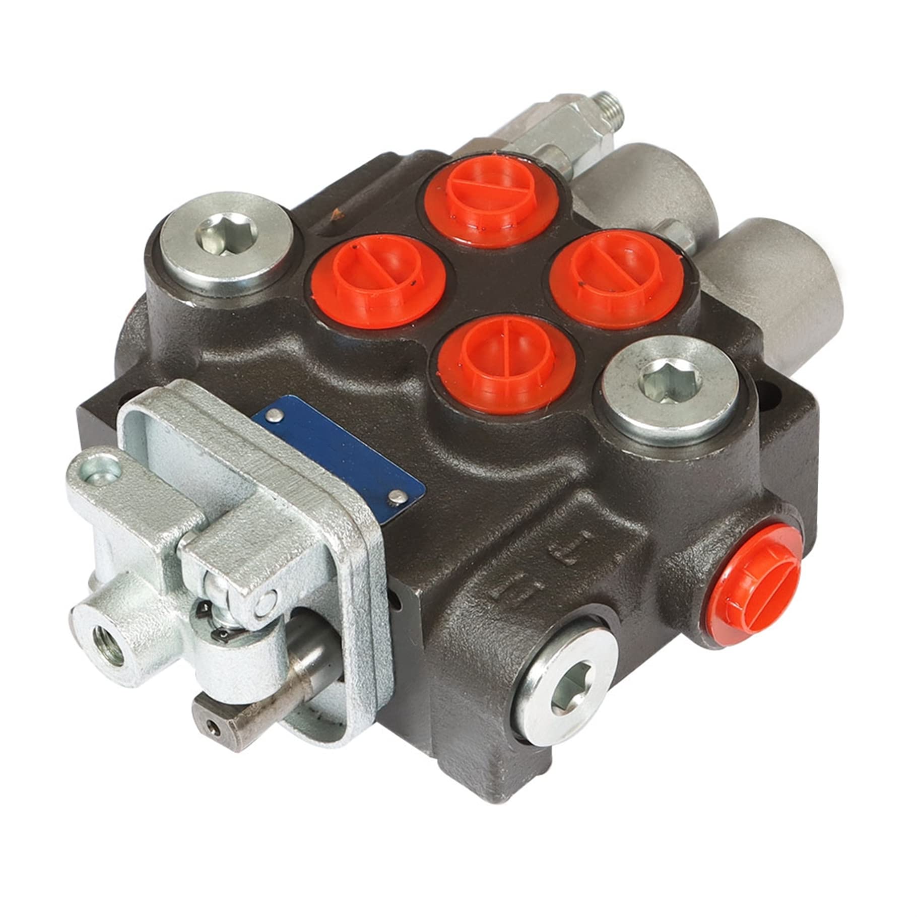Valvola di Controllo direzionale idraulica a 2 Bobine da 11 gpm, Porte da 3600 psi bspp Valvola idraulica a Doppio Effetto con Joystick
