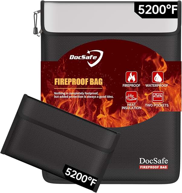 DocSafe Fireproof Document Bag