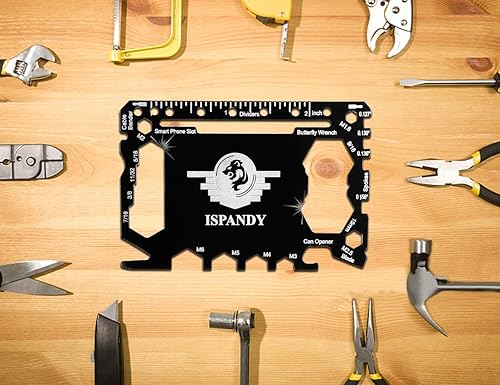 Miniatura 6 de Herramienta multiherramienta de bolsillo de regalo para hombres con herramienta de llavero plegable 7 en 1, herramienta de bolsillo 18 en 1,