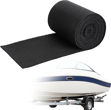 PAMASE Boat Trailer Bunk Carpet - Ultra Thick Wear-Resistant Marine Carpeting Covers for Boat Lift Bunks, Shock Absorption Padding Mats Parts Accessories for Jet Ski