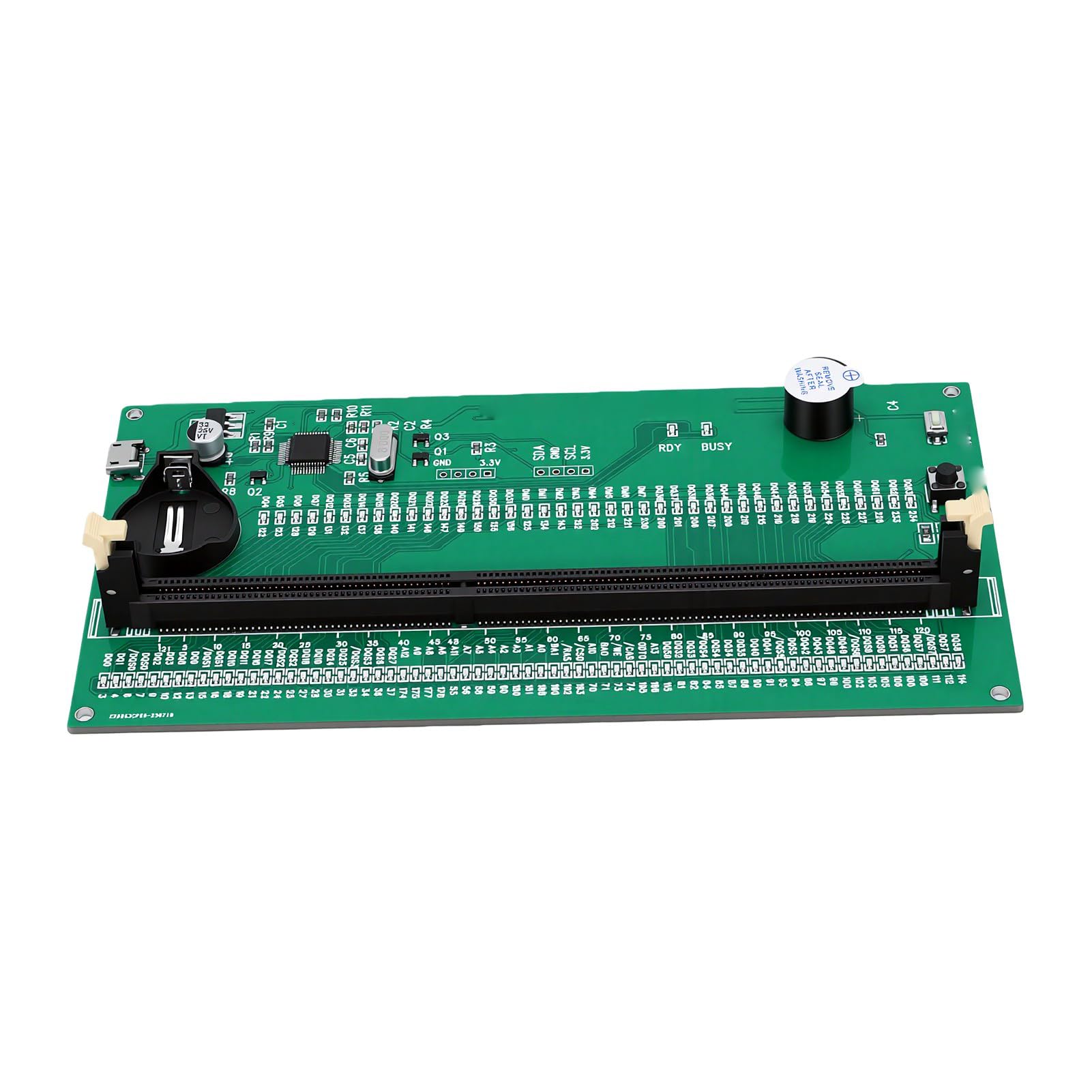 Bewinner Scheda Analizzatore Diagnostico della Memoria del Computer Desktop con Doppio Alimentatore per Tester di Memoria DDR3 con Funzione di Masterizzazione SPD e Indicatore LED