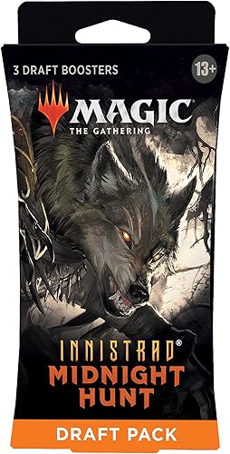 Miniatura 6 de Magic The Gathering Innistrad Midnight Hunt 3-Booster Draft Pack  45 cartas mágicas