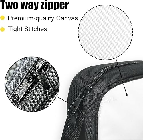 Miniatura 7 de Psesaysky Fundas para la Biblia con diseño de mariposa y rosas para mujer, bolsa organizadora de Biblia duradera con asa, funda portátil para la