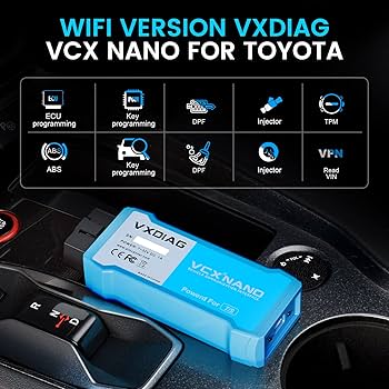 VXDIAG VCX Nano OBD2 for Toyota TIS Diagnostic Scanner