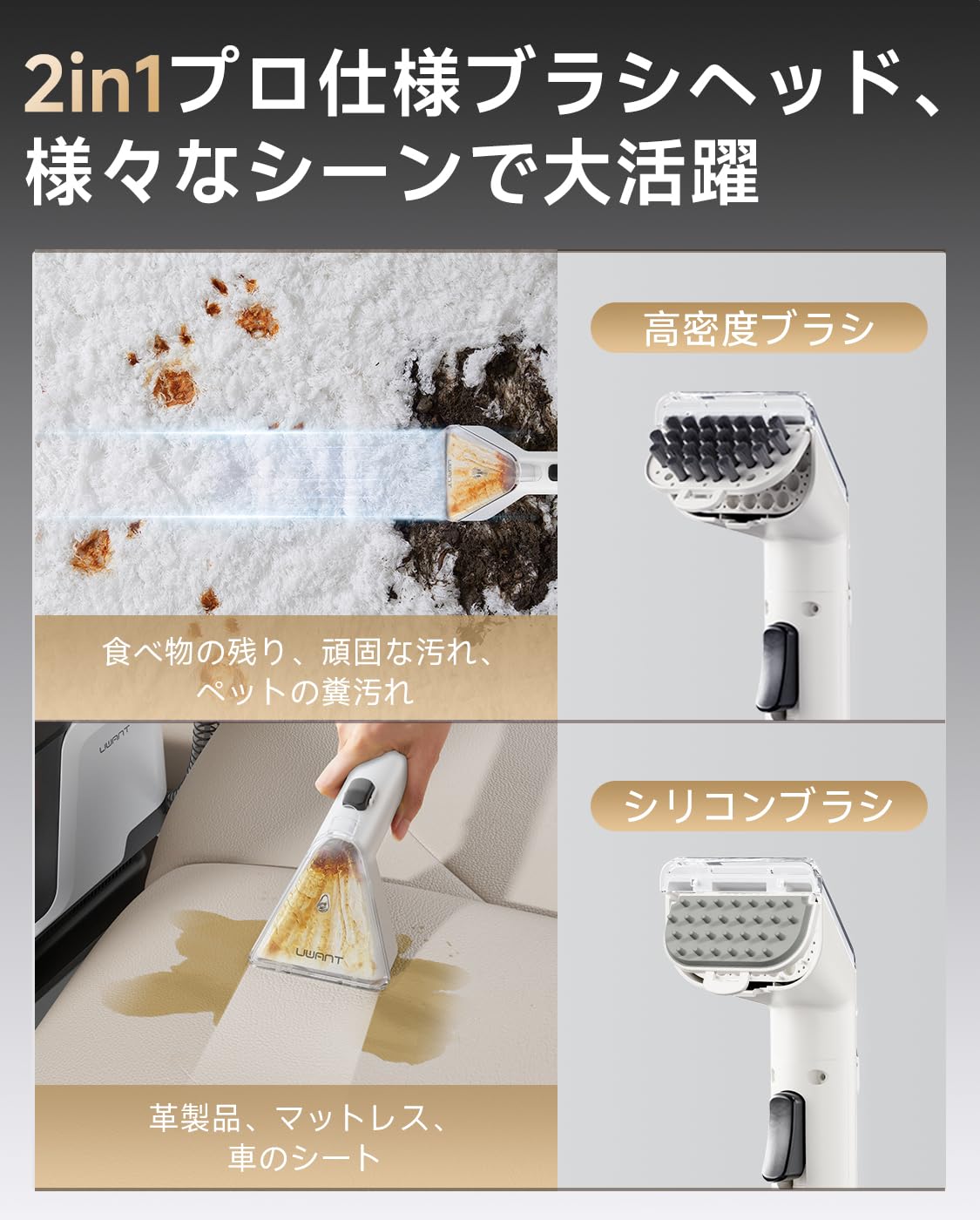 uwant リンサークリーナー 革命的18000Pa超強吸引力 Amazon | uwantリンサークリーナー【アップグレード版18000Pa超強吸引