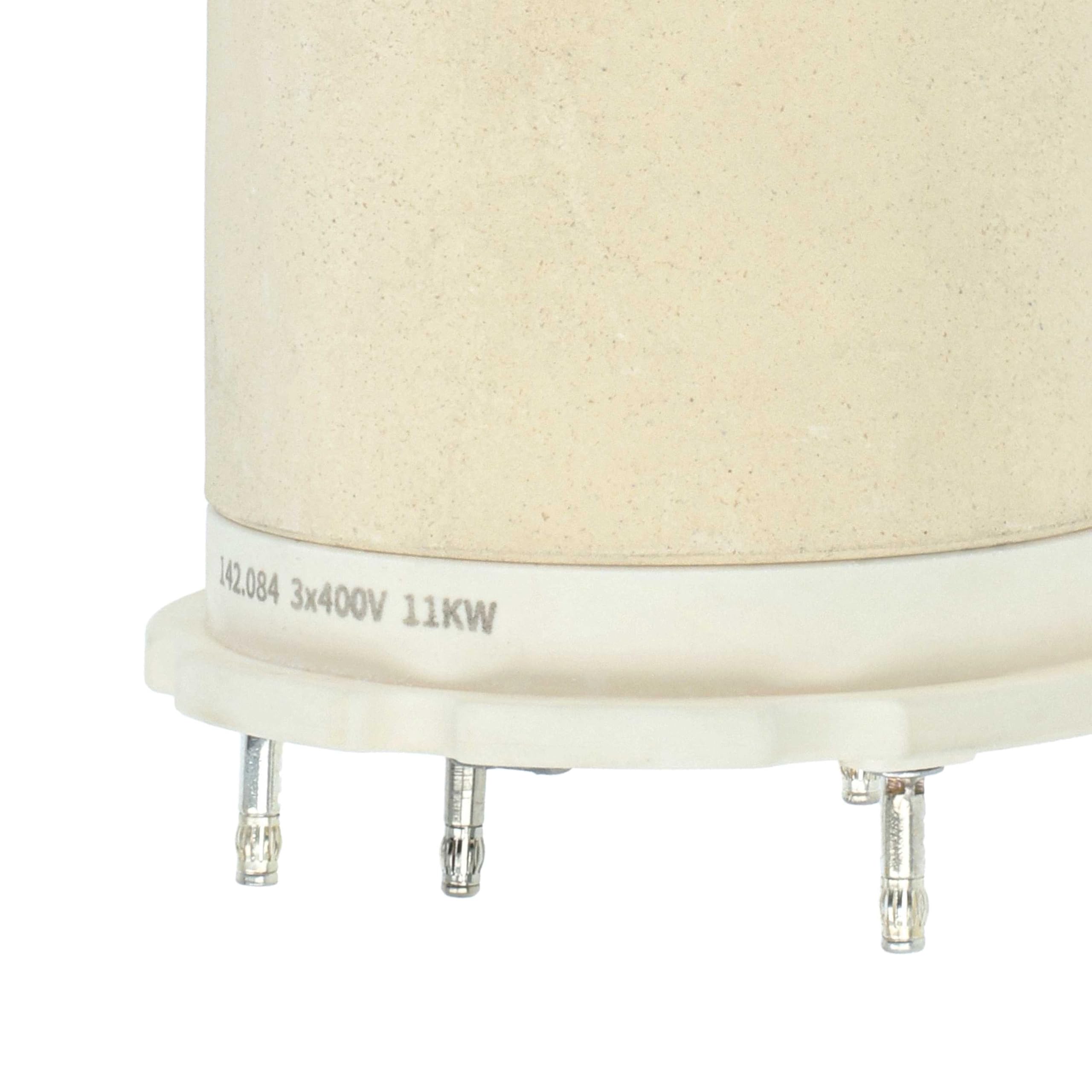 vhbw Element grzejny zamiennik do pistoletu spawalniczego Leister 142.084 - 11000 W, ceramiczny rdzeń grzewczy, 8,4 x 15,6 cm