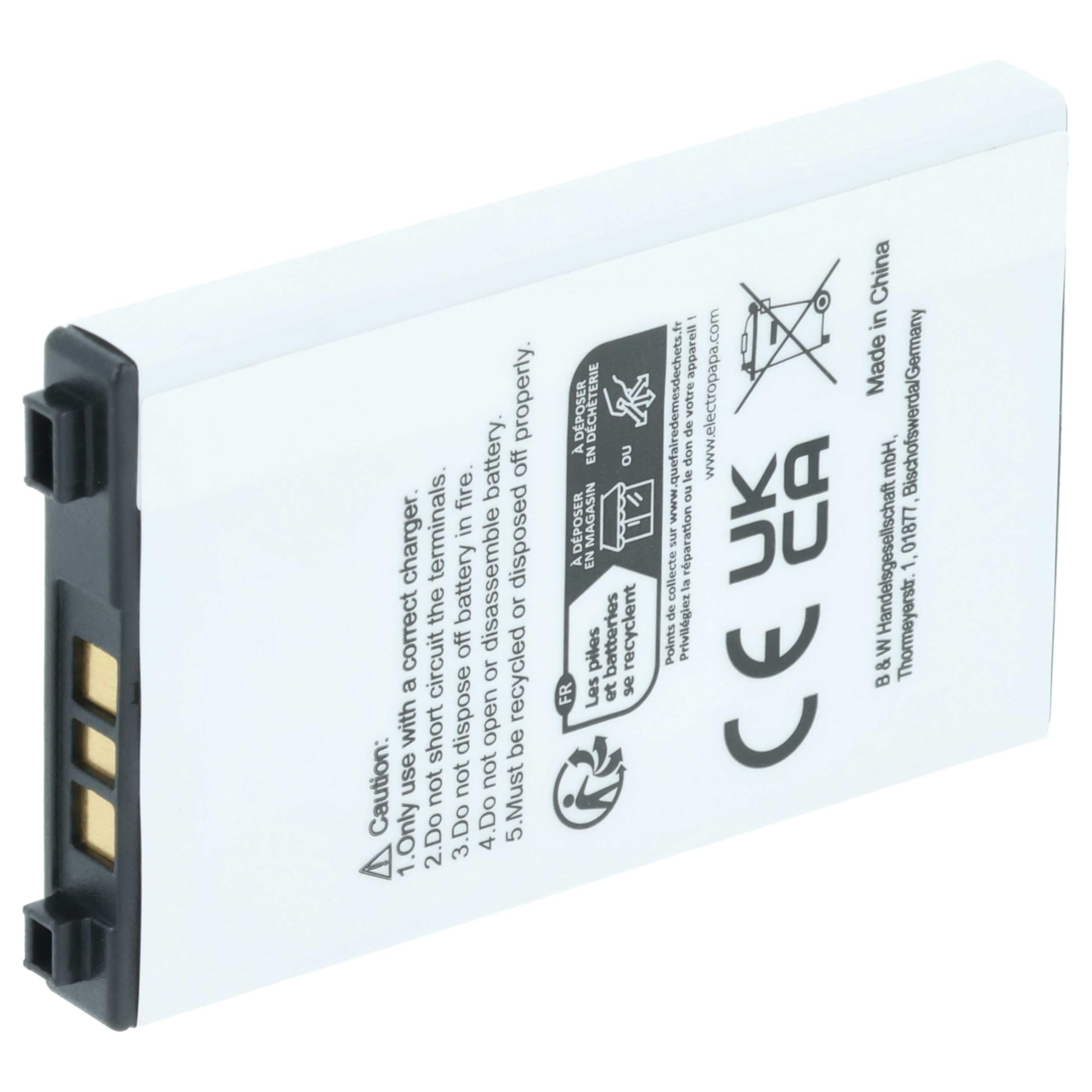 vhbw 1 x bateria kompatybilna z Sony-Ericsson Z200, Z500a, Z500c, Z500i, T290i, Z200i, Z208, Z500, smartfon (850mAh, 3,7 V, Li-Ion)