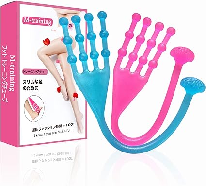 Amazon 足裏トレーニング チューブ 足裏 ストレッチ 握力 外反母趾や足底筋膜炎の解消 ふくらはぎトレーニング 足裏トレーニング ストレッチ リハビリ 運動機能向上 足指トレーニング 足用チューブ フトタイプ ストレッチ 美足 足痩せ 男女兼用 安定感 日本語取扱説明書