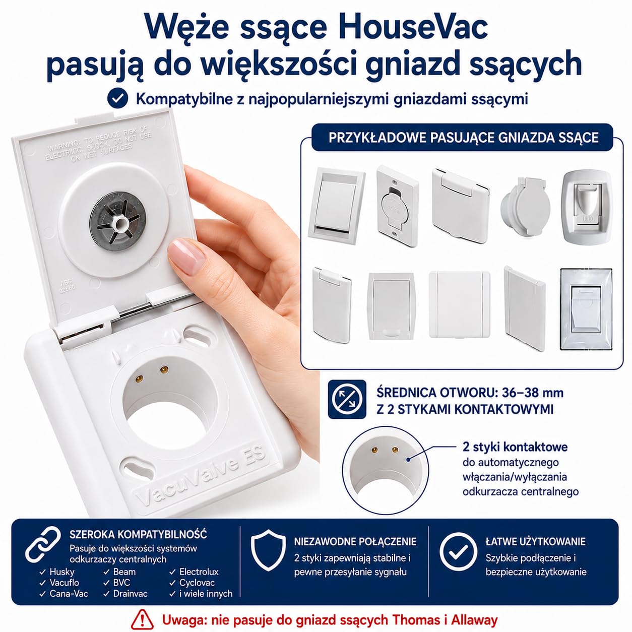 Odkurzacz centralny HV-755ST + zestaw akcesoriów do sprzątania Premium 9m | siła ssania 755 AirWatt | silnik Ametek 1700 W | 2 turbiny | Soft START/STOP| Hybrydowa Filtracja Cyklonowa