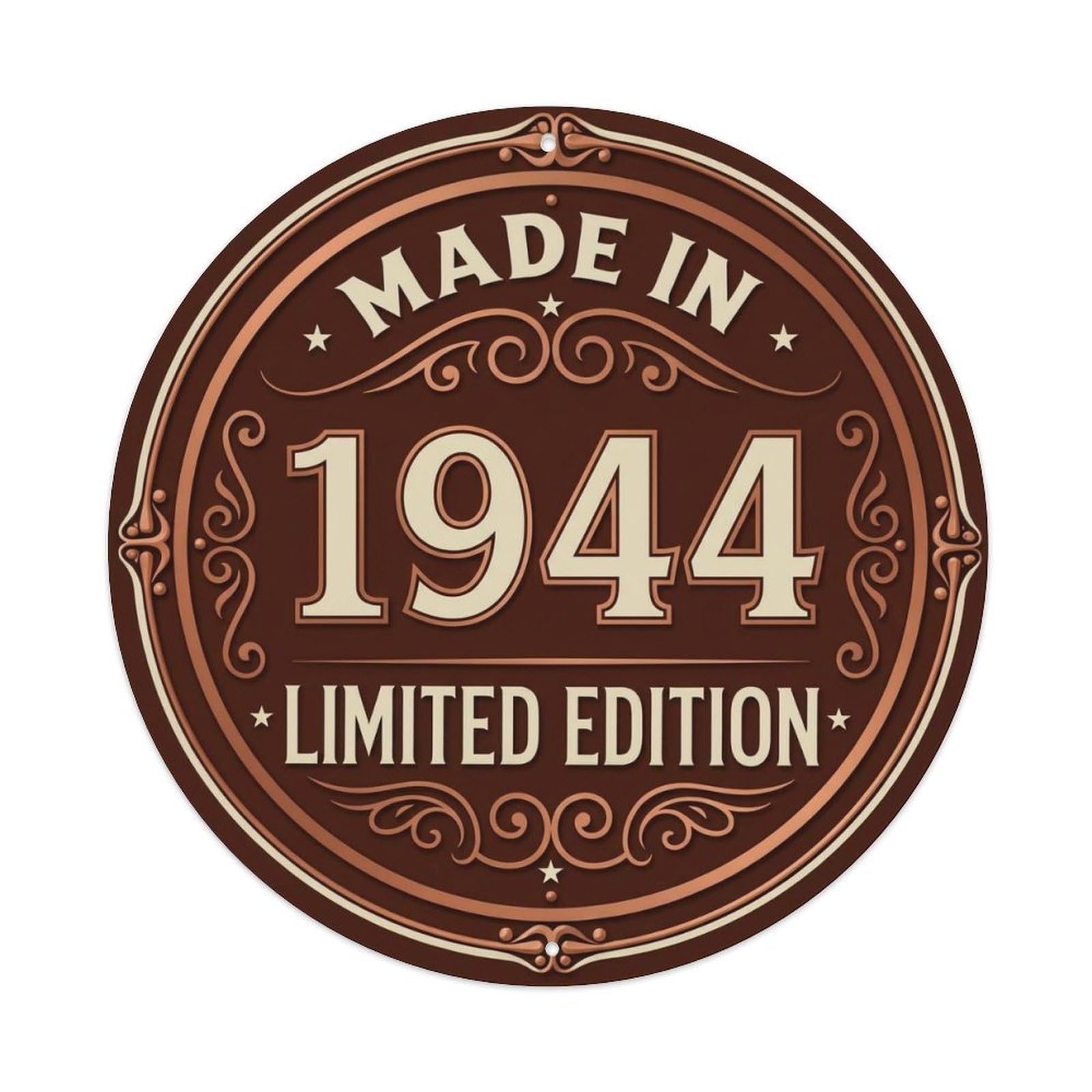 Okahys 8X8inch(20X20cm) Made In 1944 Limited Edition Metal Tin Sign