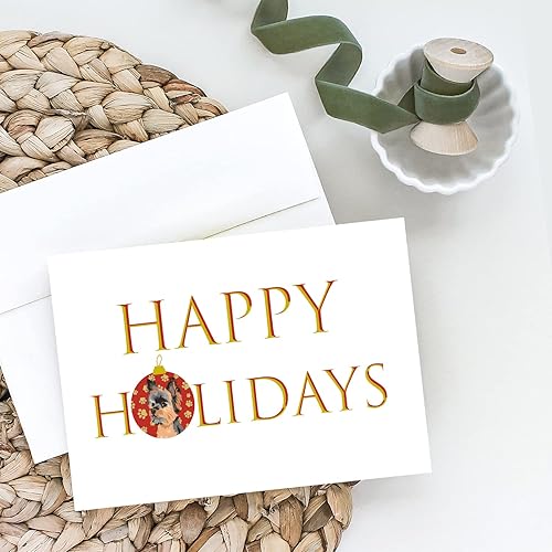 Miniatura 8 de Caroline's Treasures CK9241GCA7P - Tarjetas de felicitación y sobres de pastor alemán bicolor, 8 tarjetas en blanco con sobres, tamaño A7, 5 x 7,