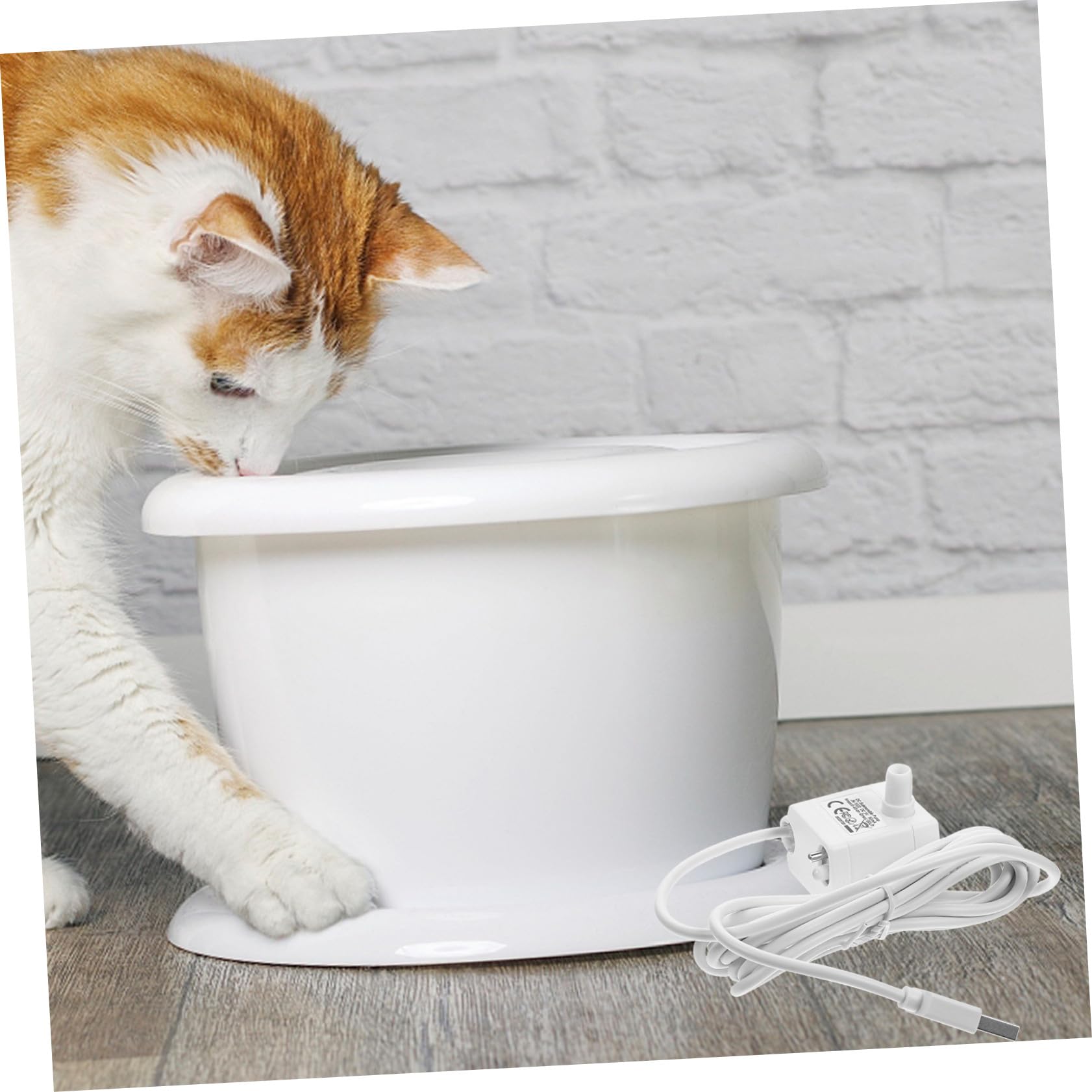 Bomba de Repuesto Cable USB y Tiendas de Mascotas para Uso en Hogares Fabricada en ABS Operación Silenciosa y Larga Duración para Fuente de Agua para Gatos