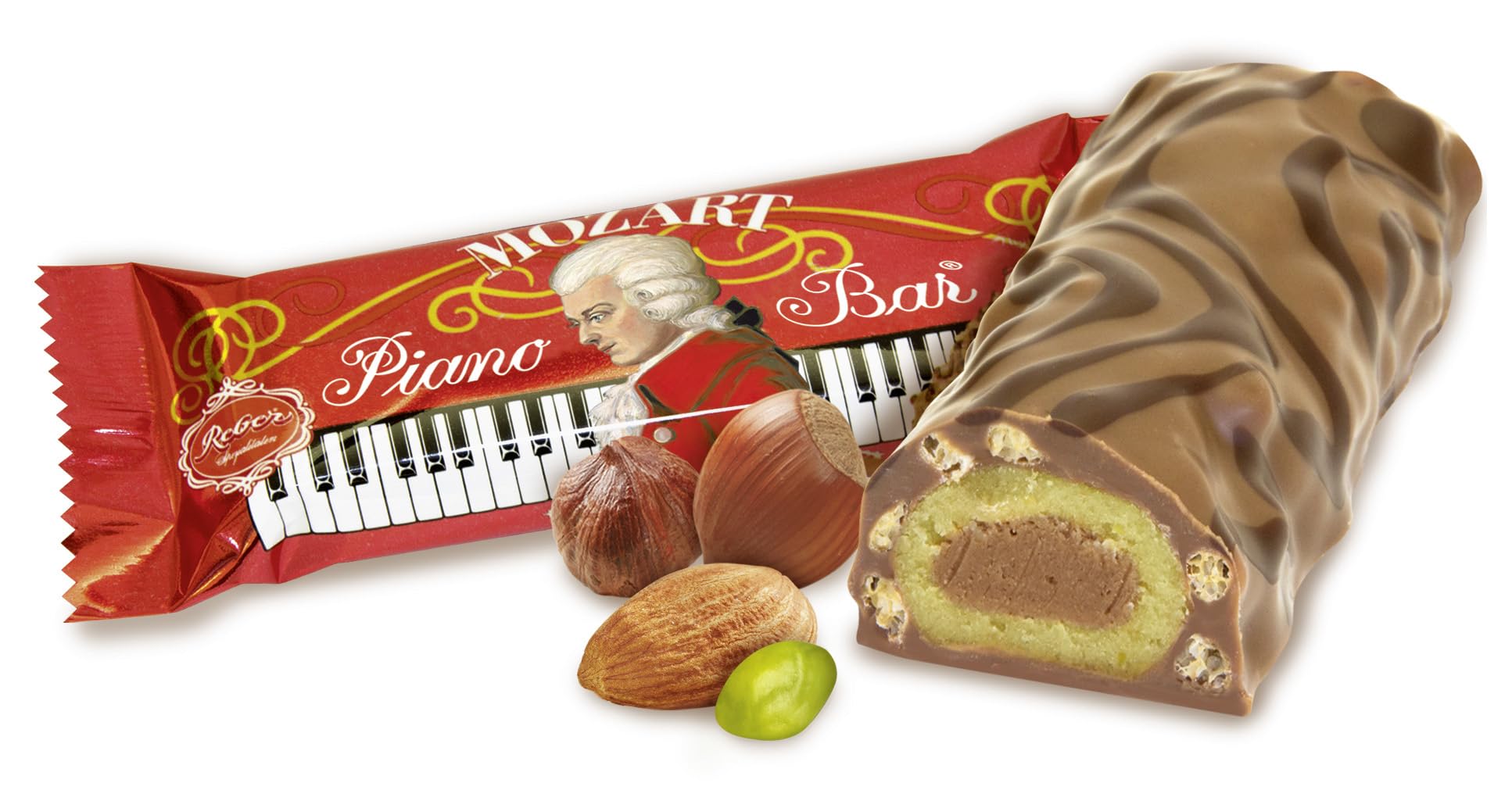Reber Mozart Piano Bar - 45g - 1.6 Ounce - Single Bar