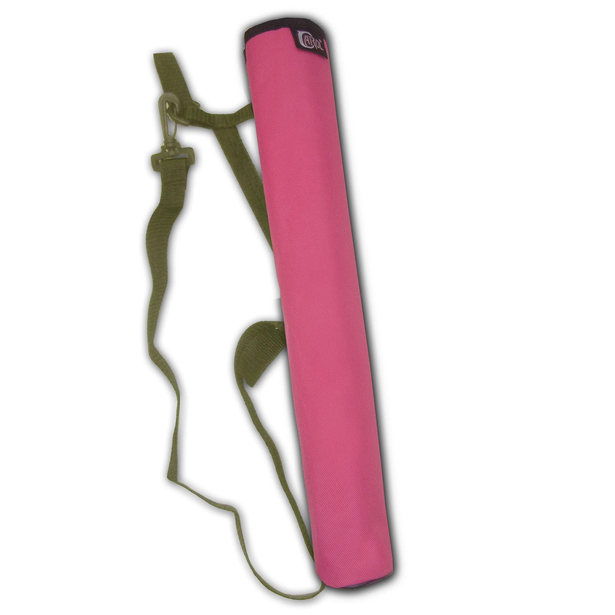 CarolUSA Archery, Hunting Indoor Outdoor Shooting Target Practicing Dual Use Nylon Fabric Shoulder Back & Hip Side Youth Arrow Quiver, Arrow Holder Bag, (Pink)