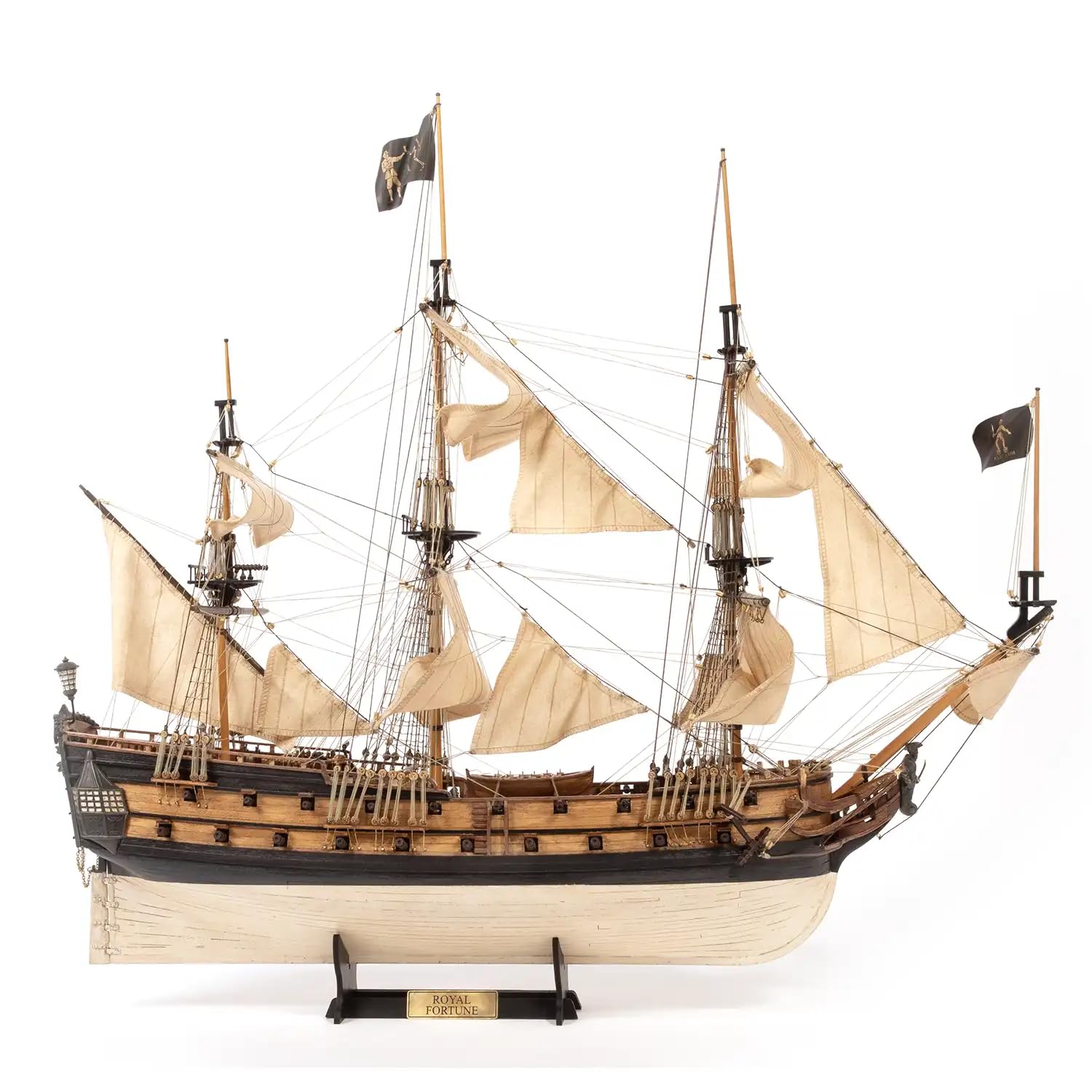 Occre 12015 Royal Fortune, Kit Modello Nave Pirata in Legno, Scala 1/65, 642x285x563 mm, Legno di Tiglio