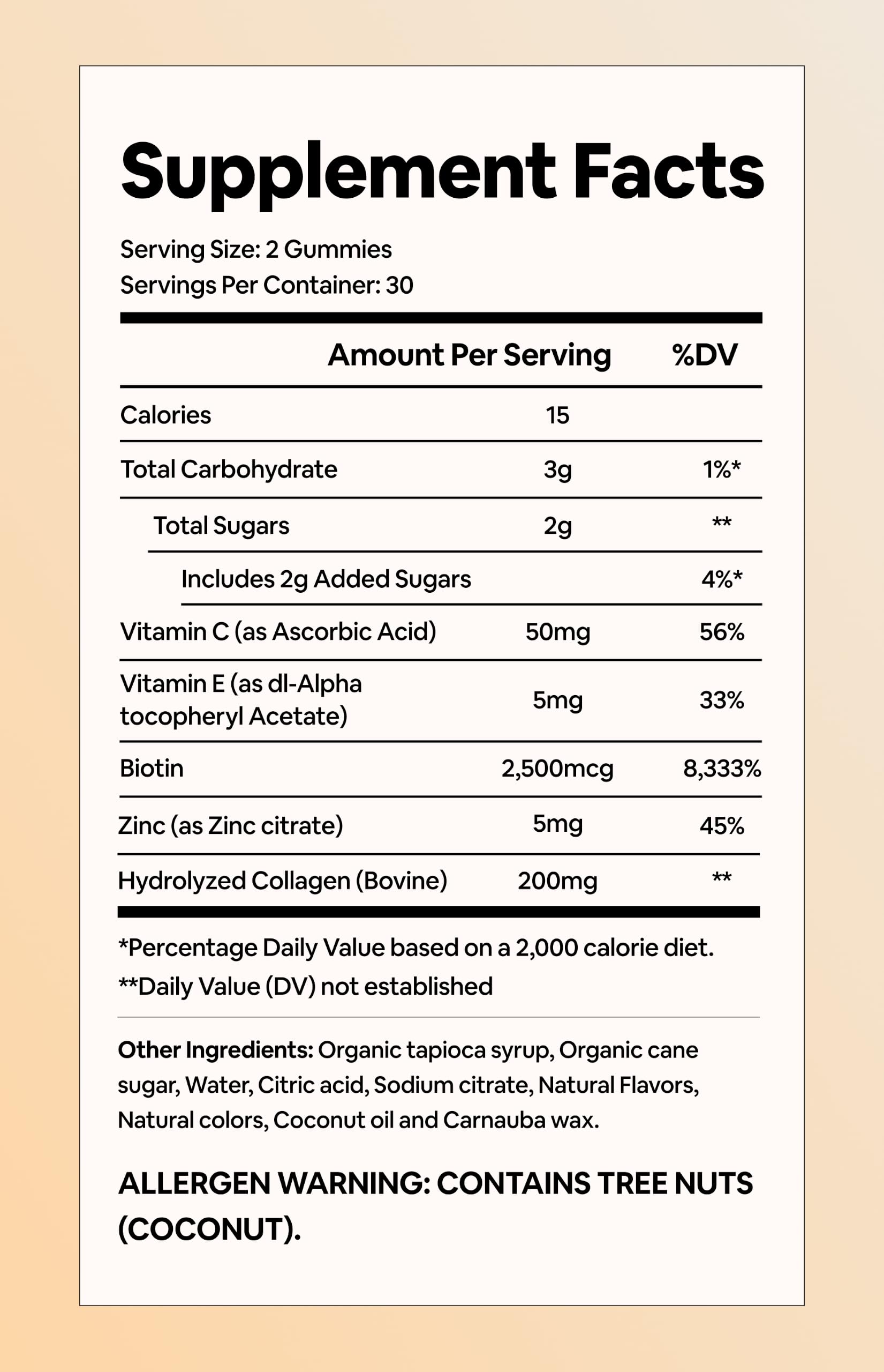 Black Girl Vitamins - Collagen Gummies for Hair, Skin, and Nail Support, with Vitamin C, Vitamin E, and Biotin, Gluten-Free, (Lime), 60ct — Amazon image 2