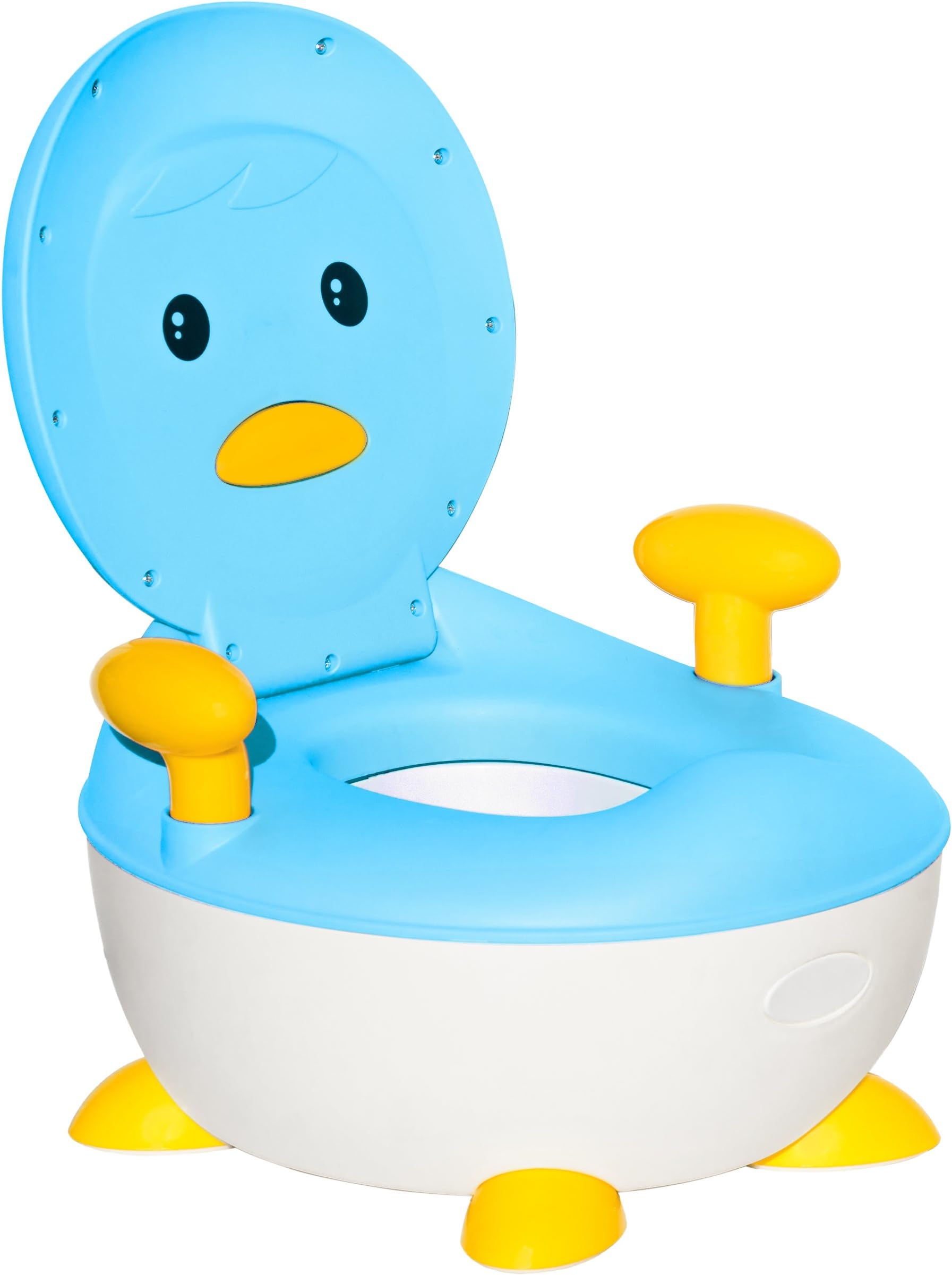 Penguin Baby Potty 3 in 1 to Train Kids to go to The Bathroom | Stepstool to Reach The Sink When You Brush Your Teeth or wash Your Hands| Footrest for When You Start Using The Toilet | Non-Slip Base