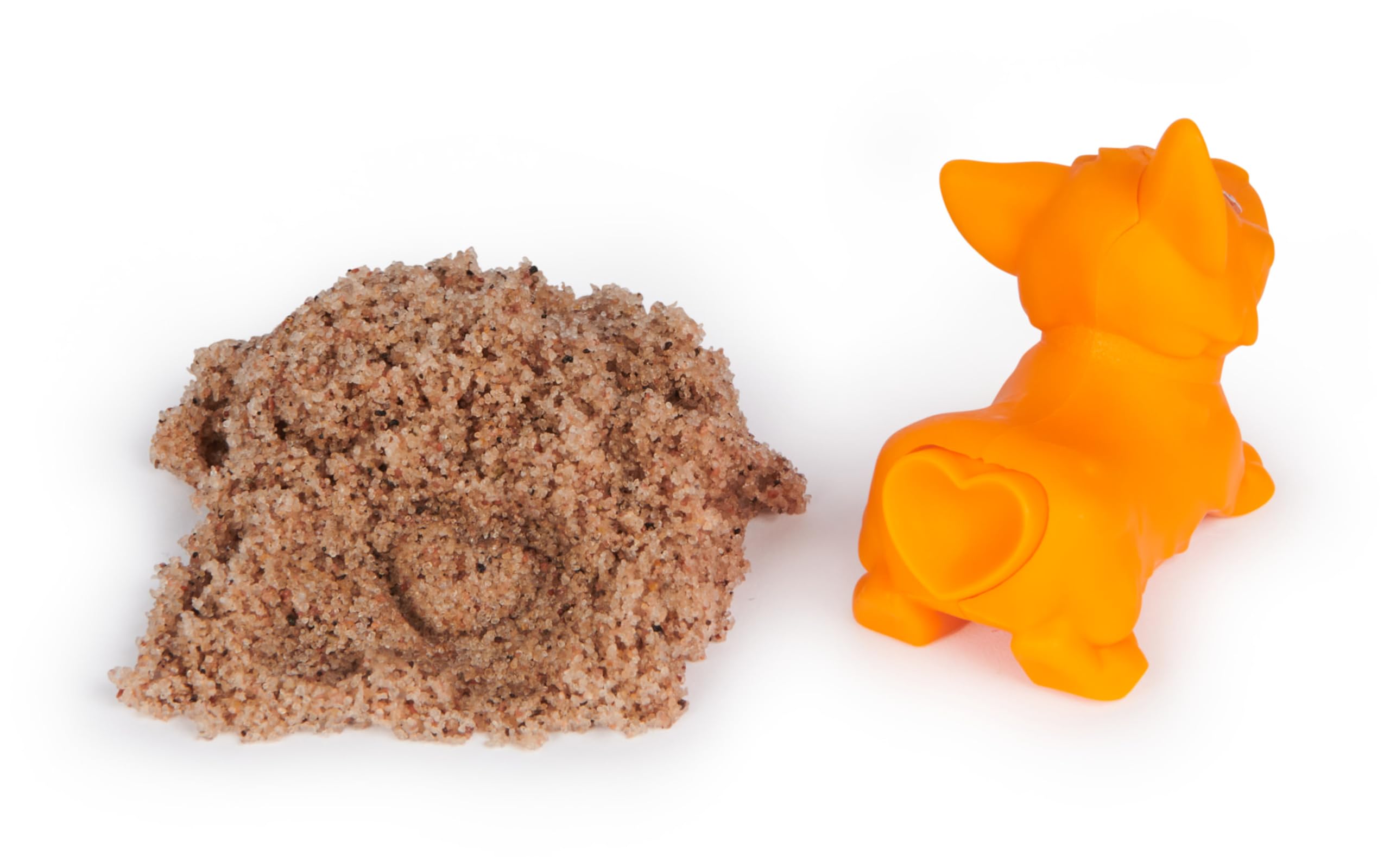 Kinetic Sand Hunde Häuschen - mit 170 g kinetischem Strandsand aus Schweden, erfüllt alle gesetzlichen Anforderungen, mit Hundefigur und Accessoires, für Kinder ab 3 Jahren