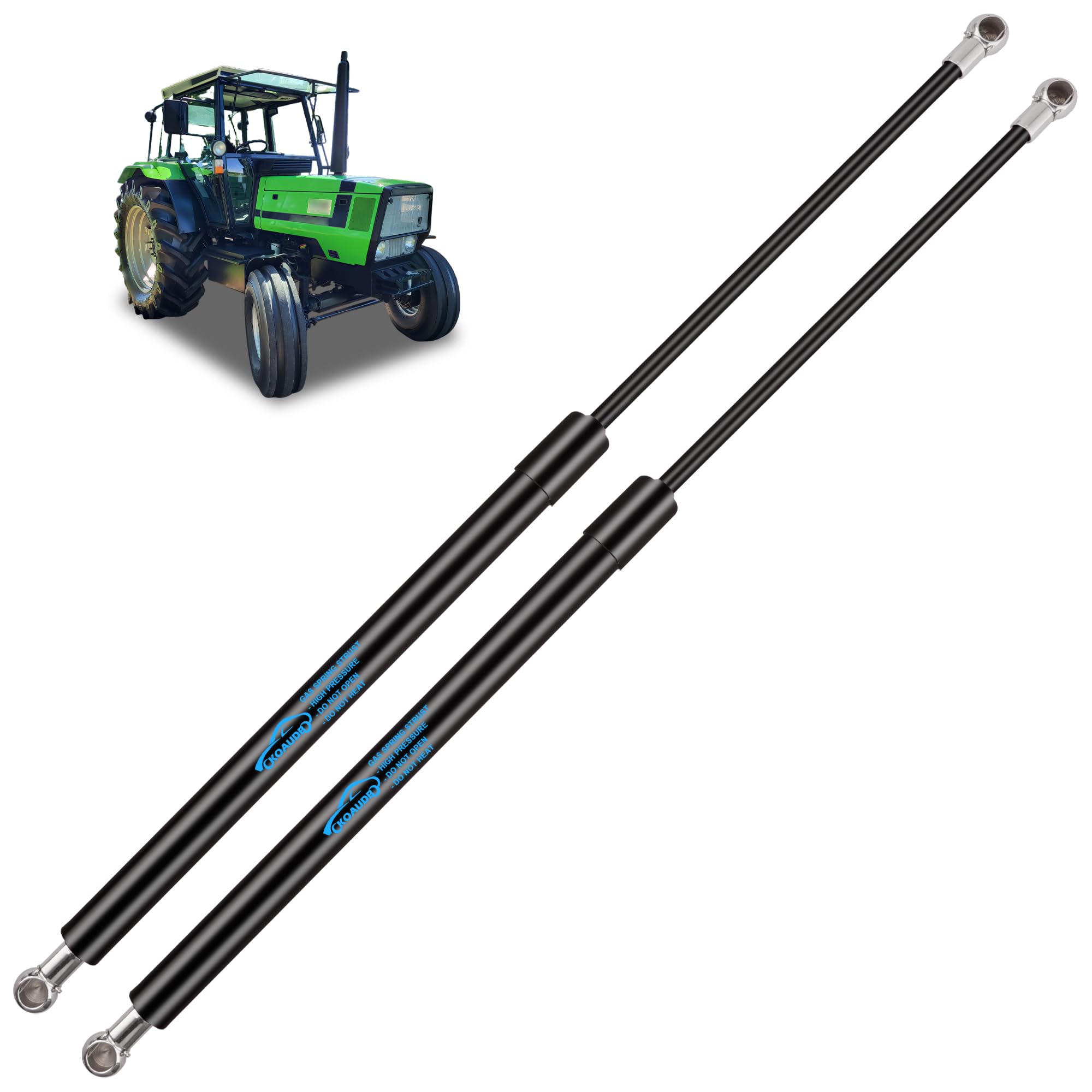 2X Verin Hydraulique pour DEUTZ D DX AgroPrima AgroXtra-Porte-Avant-Arrière-Vitre Verin de Coffre Ressorts à Gaz Remplacer pour #04357777, 04357776 04344257, 04336970 04388075 04357779