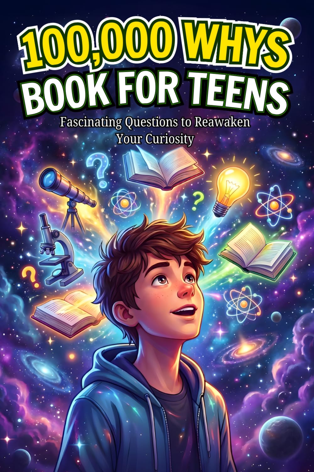 100,000 Whys Book for Teens: Fascinating Questions to Reawaken Your Curiosity - Brilliant Answers, and Everything You Need to Know About the World.