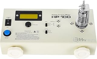 Huanyu Digital Torque Meter HP-100 Torque Gauge Portable Torsion Meter Screw Driver Wrench Measure Tester Torque Testing Instrument Torque Adapter Dynamometer With Calibration Certificate