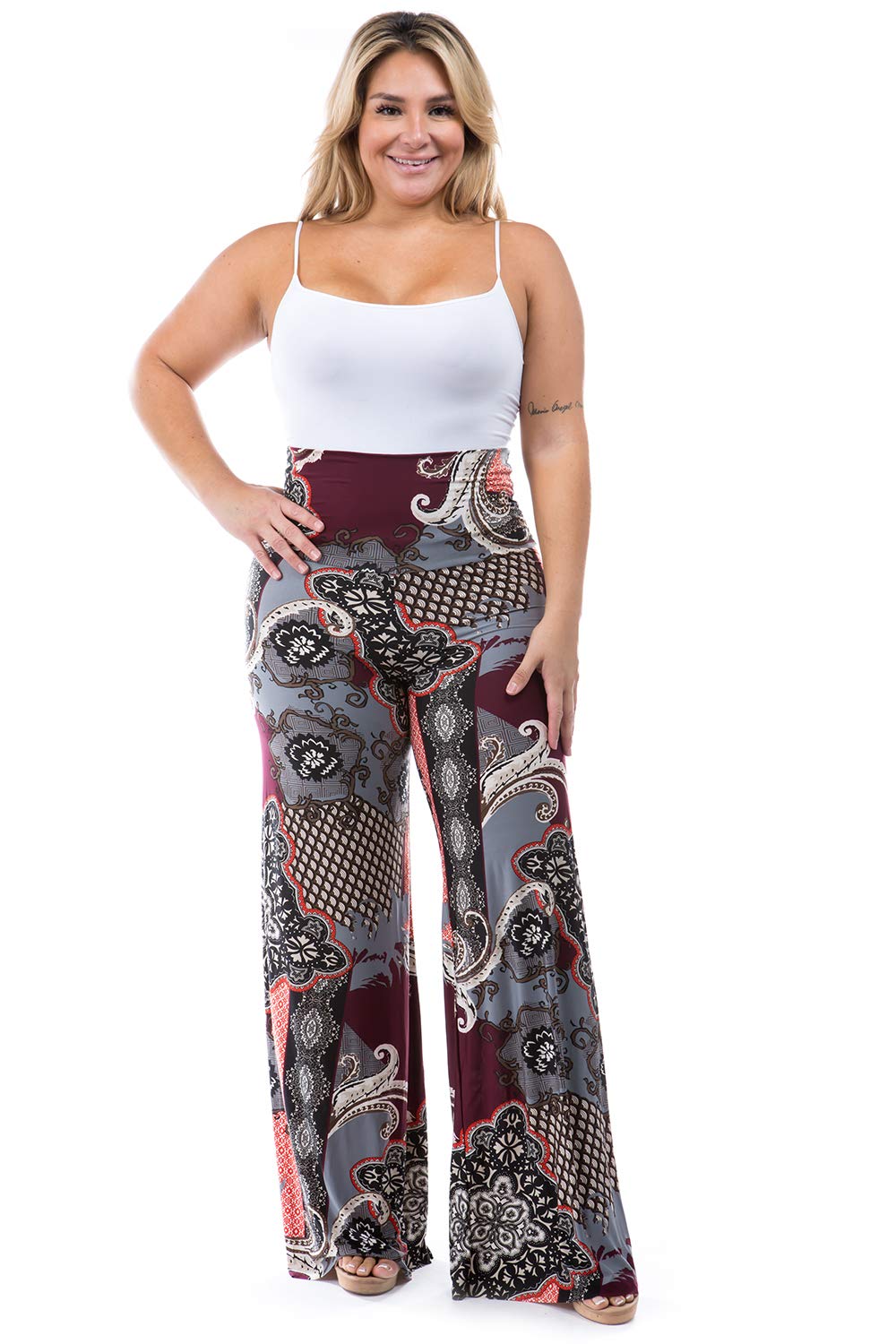 Women’s High-Waist Wide-Leg Palazzo Lounge Pants – Ideal for Tall Women