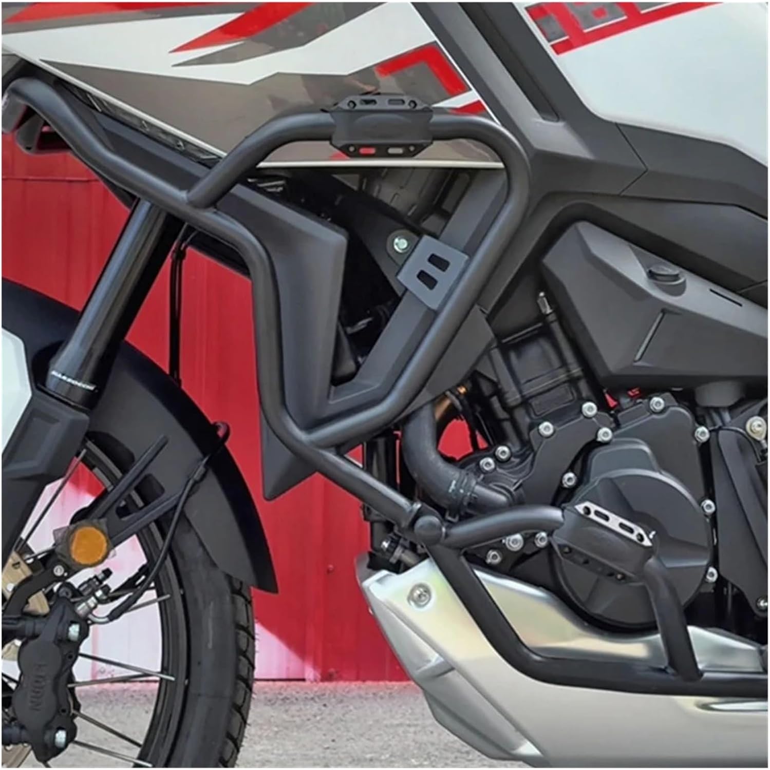 703F ZT700F Motorcycle Modification Crash Bar Frame Bumper Engine Guard -Fall Accessories ZONTES 703F ZT700 F(Black-Upper Only)